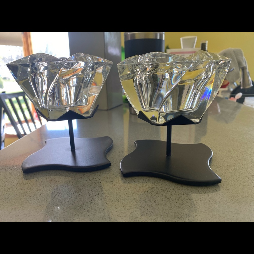 PartyLite windswept pair with 4” bases